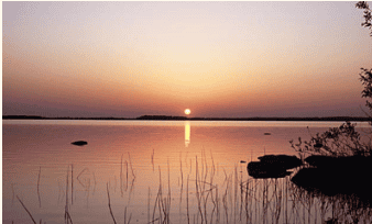 A quiet sunset symbolizing reflection, transition, and hope beyond the first year of grief.